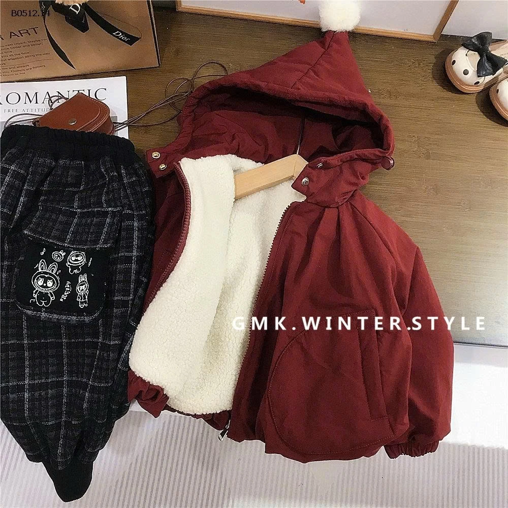 ÁO KHOÁC LÓT LÔNG CHO BÉ-sỉ 275k