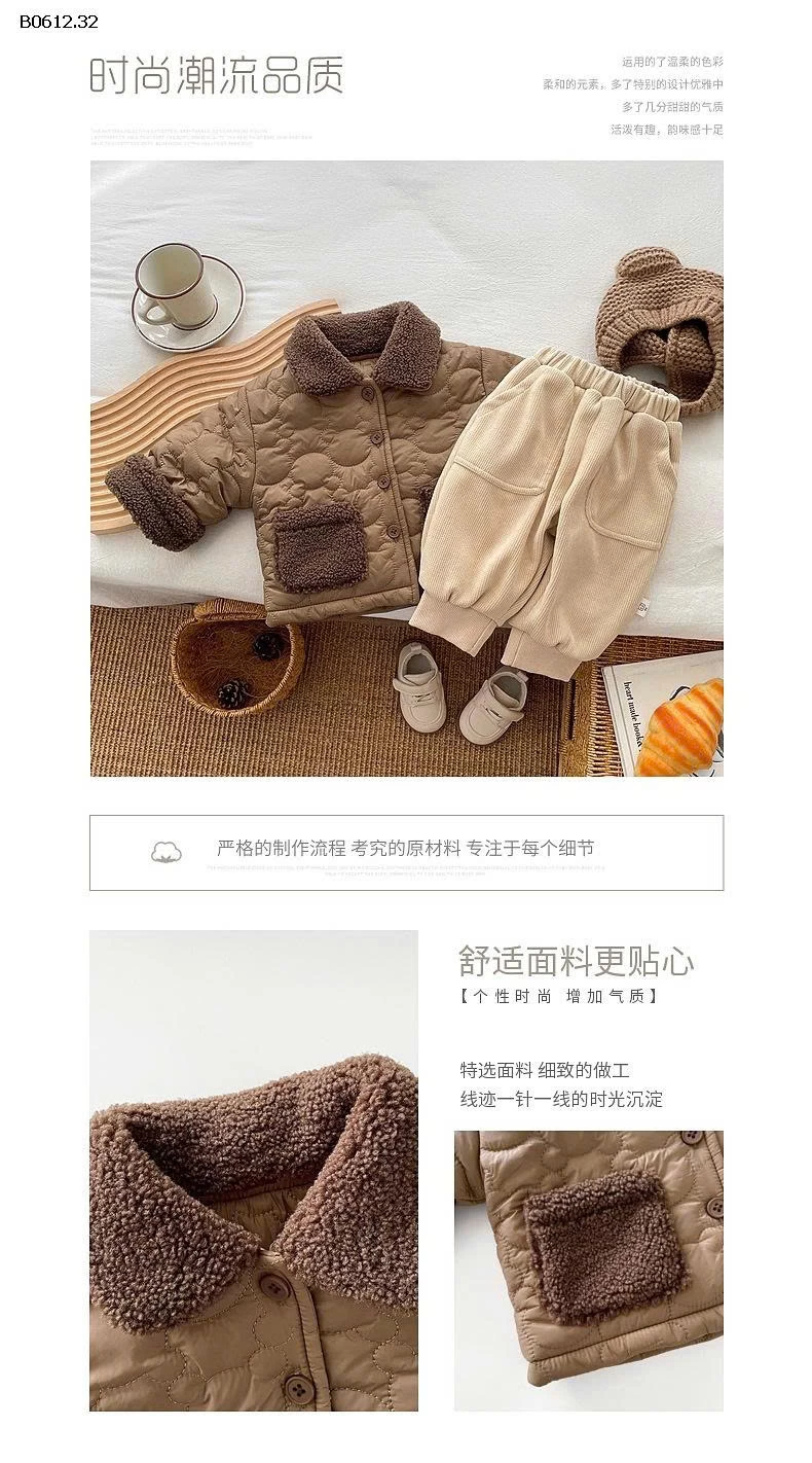 ÁO KHOÁC CHO BÉ2-sỉ 213k