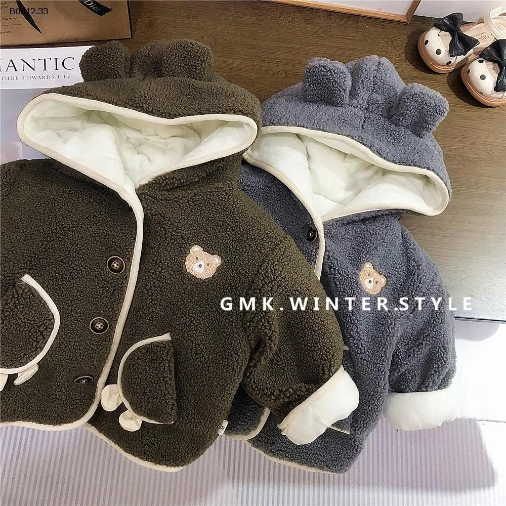 ÁO KHOÁC LÔNG TAI GẤU-sỉ 255k