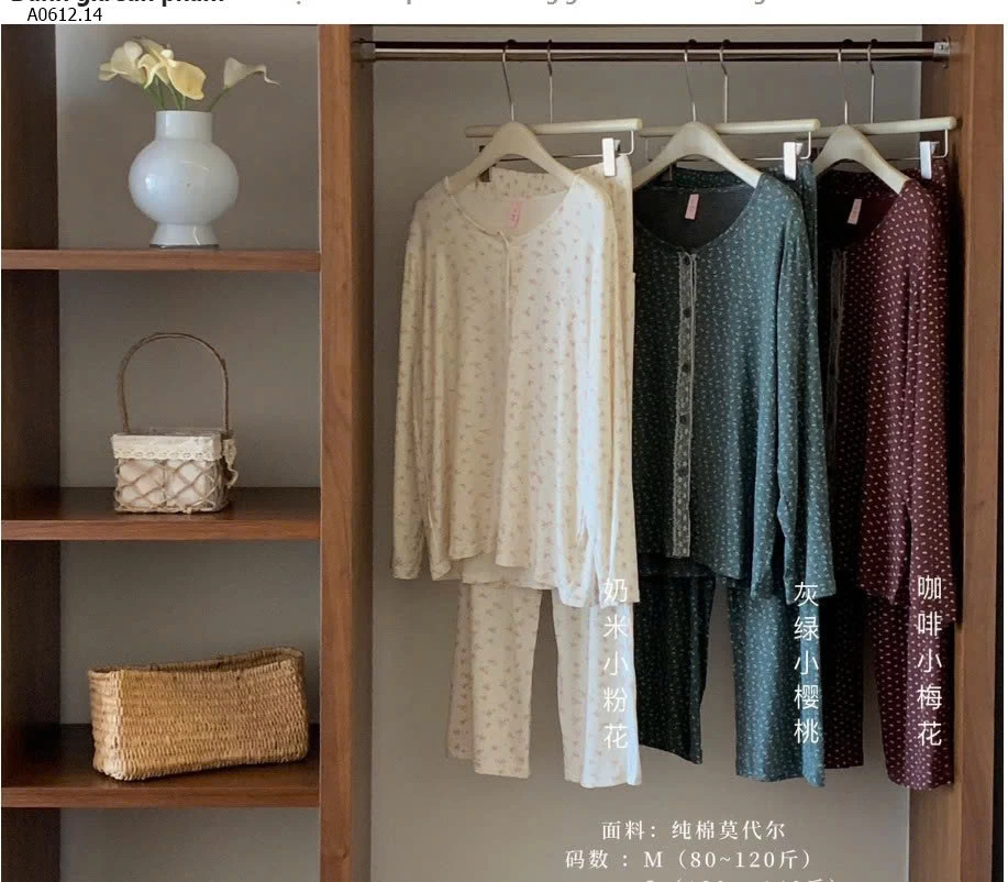 BỘ NGỦ HOA NHÍ CHO NỮsỉ 261k