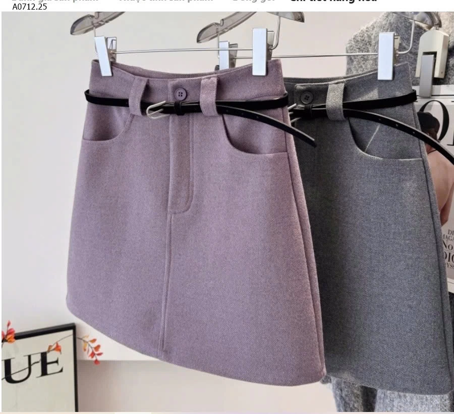 CHÂN VÁY CHỮ A CHO NỮ ANNA -sỉ 185k
