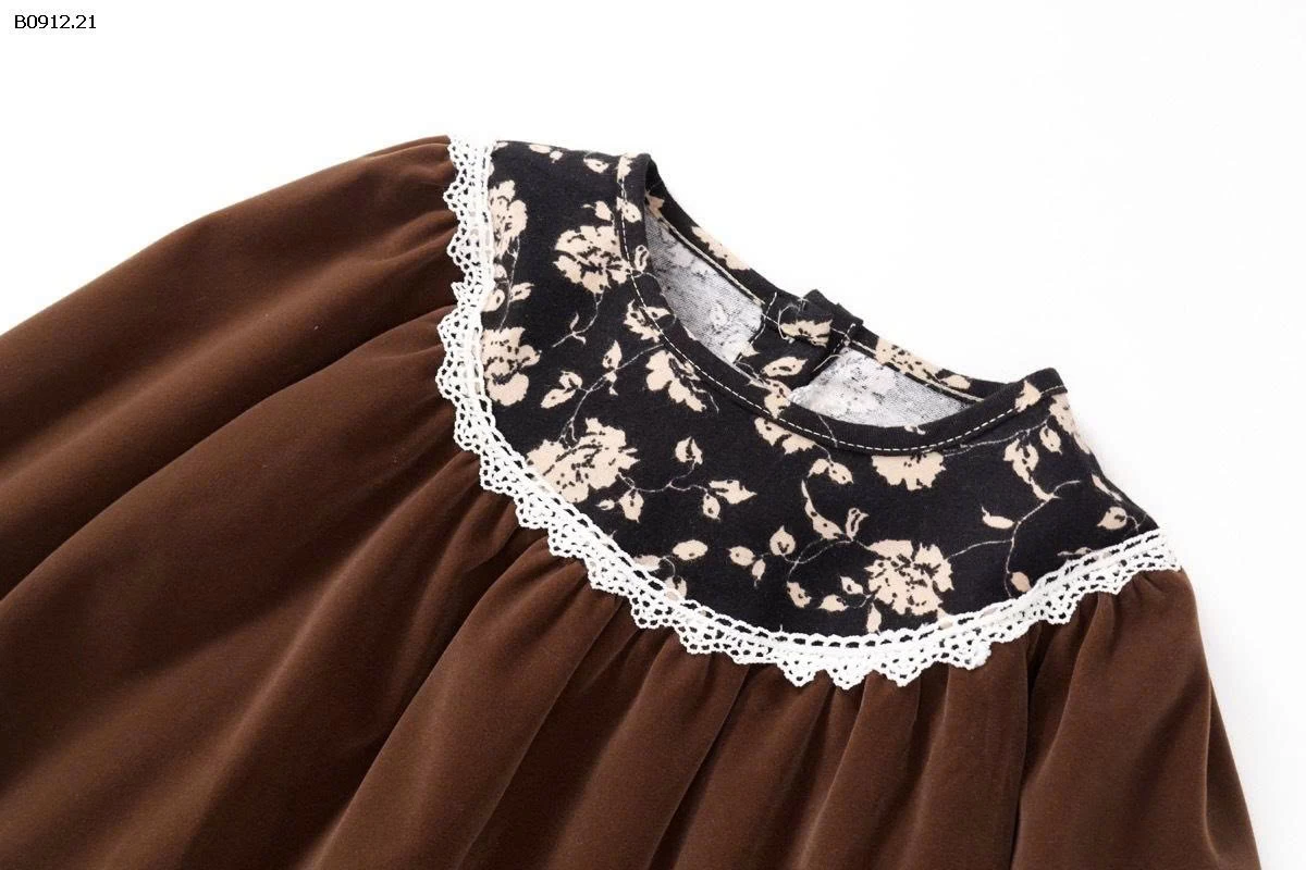 VÁY  PREMIUM THU ĐÔNG CHO BÉ GÁI-sỉ 144k