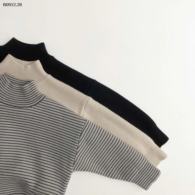 ÁO LEN CỔ LỌ CHO BÉ-sỉ 210k