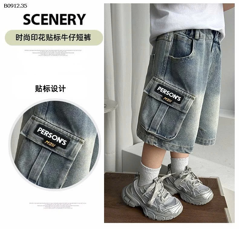 QUẦN SOOC JEAN SIZE TÚI BÊN-sỉ 157k