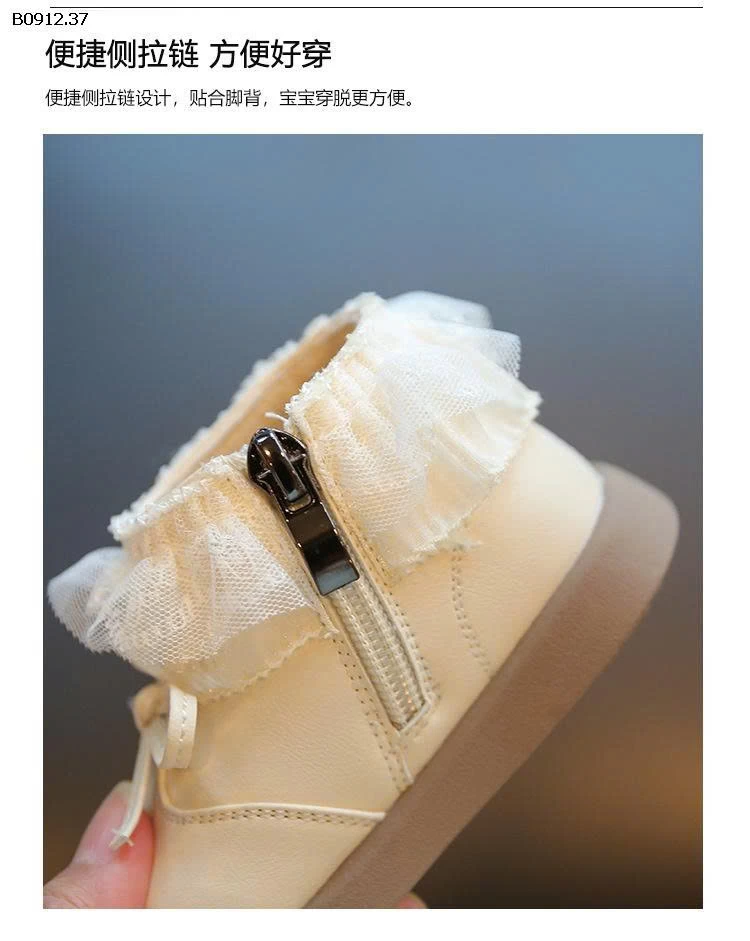 BOOT PHỐI REN CỔ THẤP SIZE NHÍ -sỉ 157k