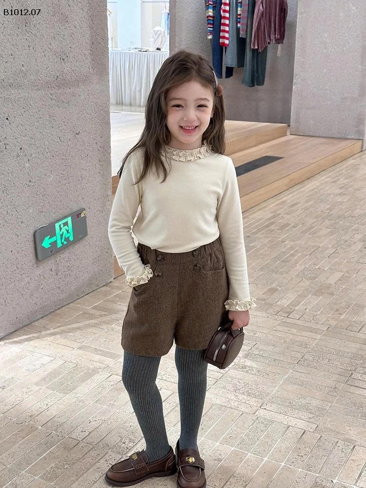 Áo lót ren dài tay phong cách Hàn Quốc nhà AMBB -Giá sỉ  sz 90-150 : 135k sz 160 : 148k sz 170  :  160k