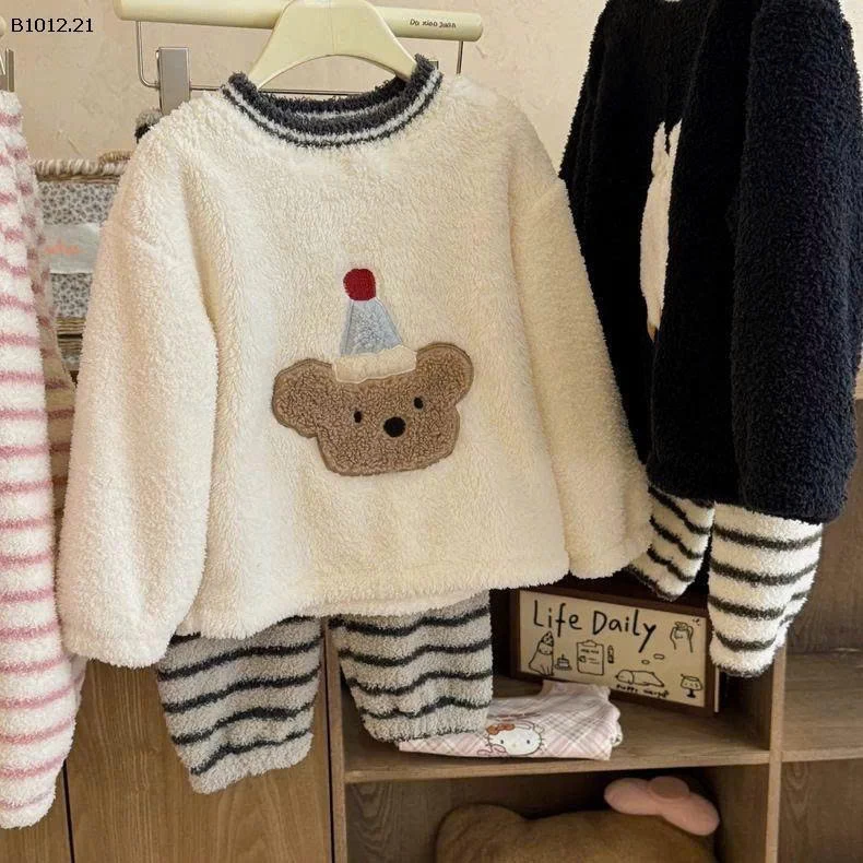 BỘ NGỦ THU ĐÔNG CHO BÉ-sỉ Sz 90-110 : 170k             120-150 : 195k