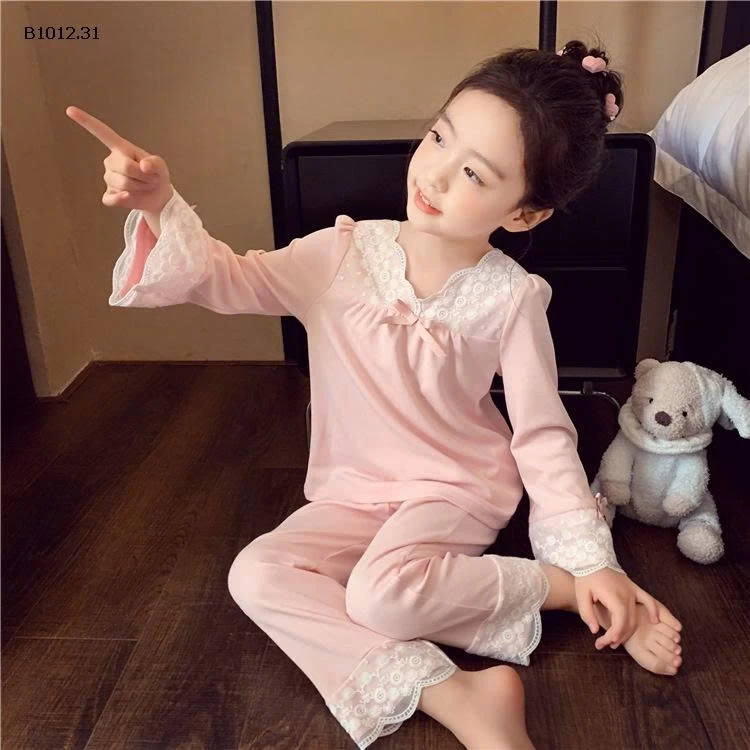 BỘ NGỦ VIỀN REN BÉ GÁI -sỉ 115k