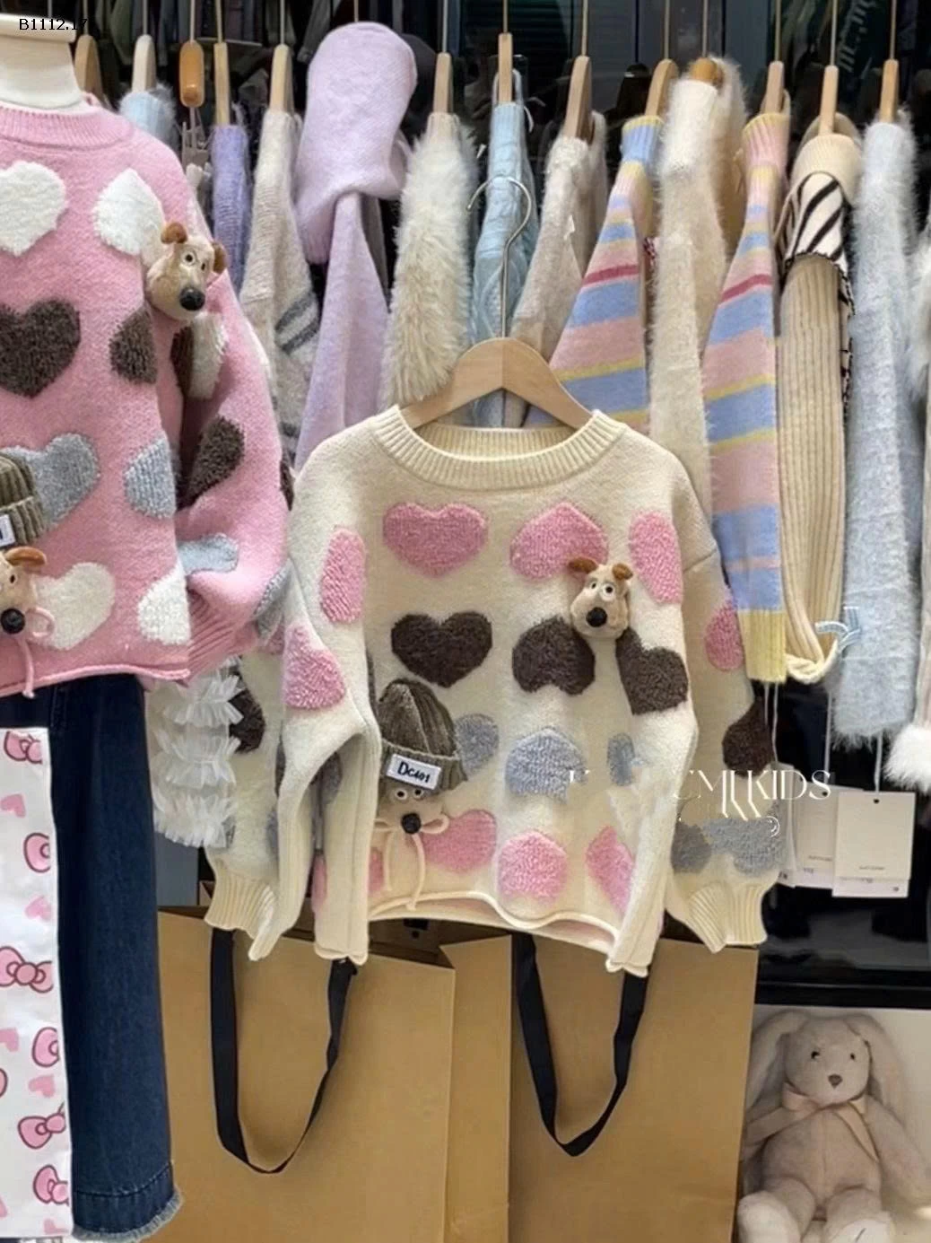 ÁO LEN TRÁI TYM CÚN-sỉ 215k