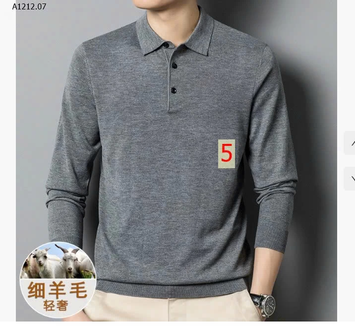 ÁO LEN NAM LÔNG CỪU NỘI ĐỊA CAO CẤP-sỉ 210k