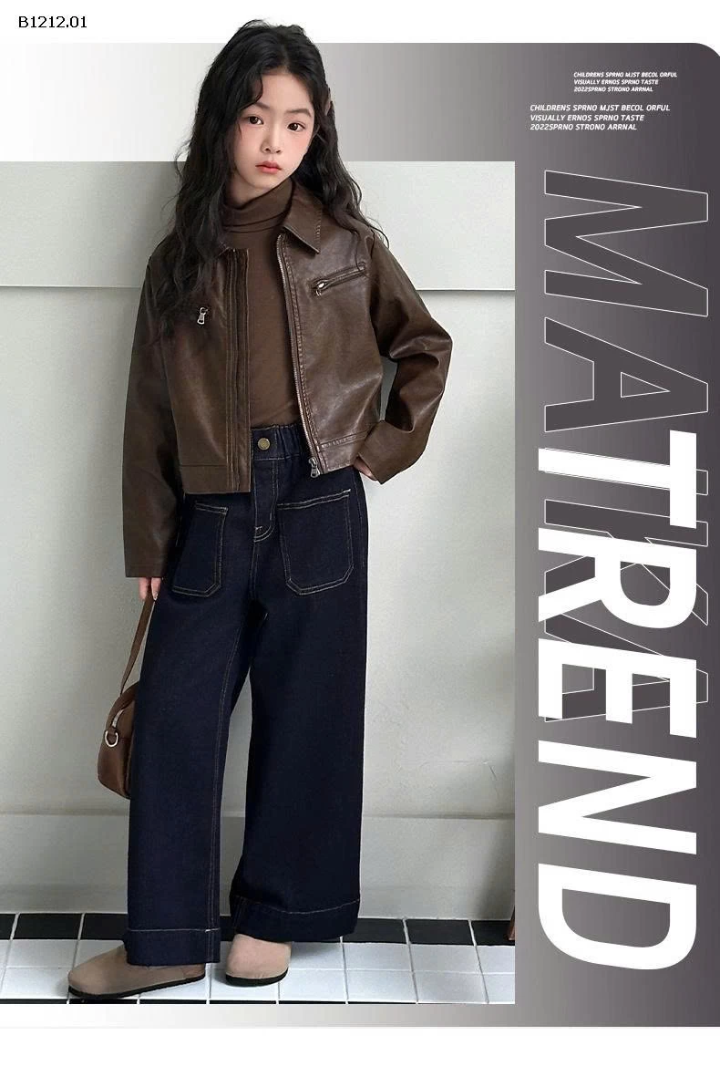 ÁO KHOÁC DA CỔ BẺ CHO BÉ SIZE ĐẠI-sỉ 300k