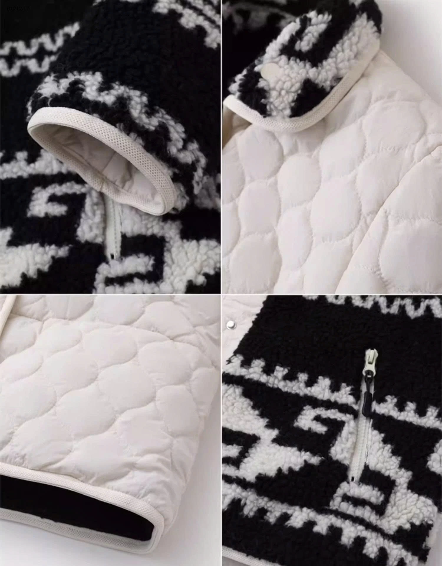 ÁO KHOÁC LÓT LÔNG 2 MẶT CHẦN BÔNG BG -sỉ 325k