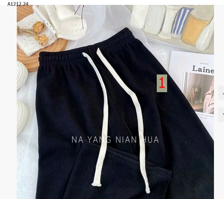 Quần suông vải cashmere Thu/Đông 2025 sỉ 85k