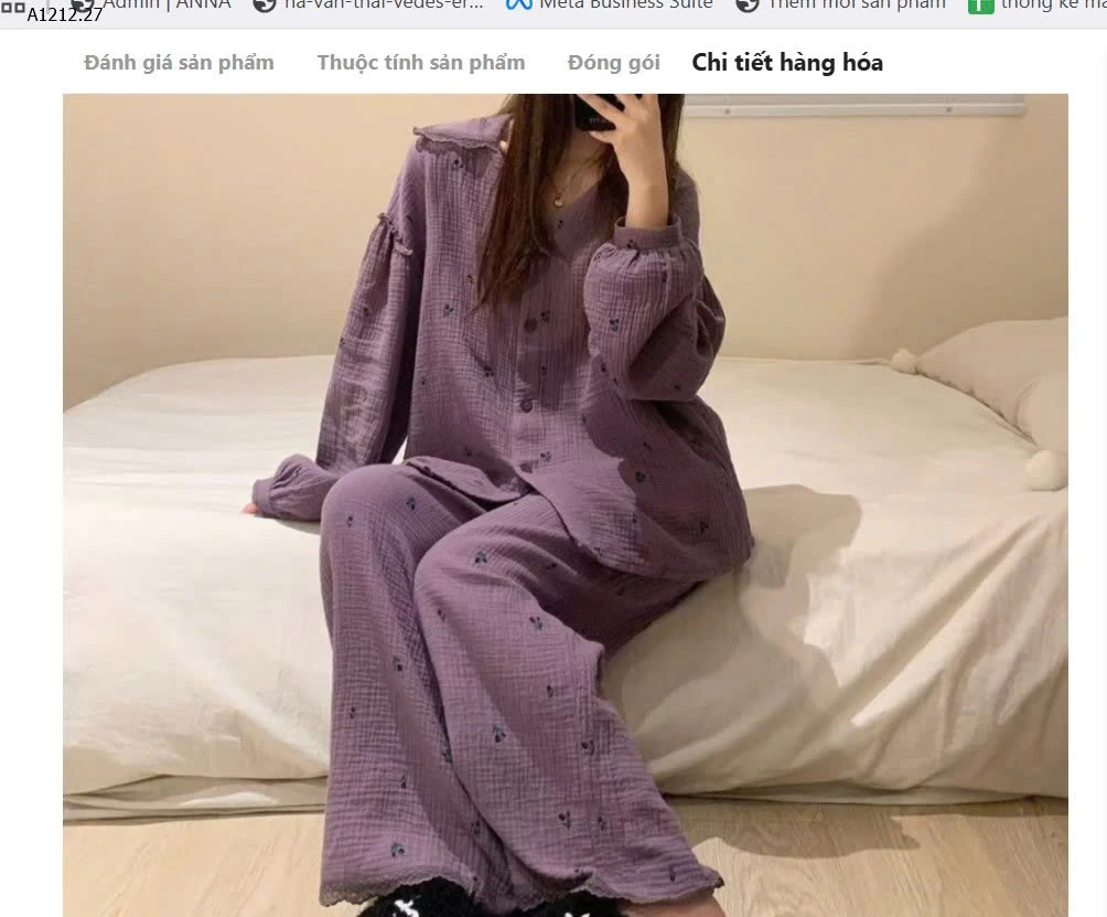 Set pzm Tone tím lạnh-sỉ 165k