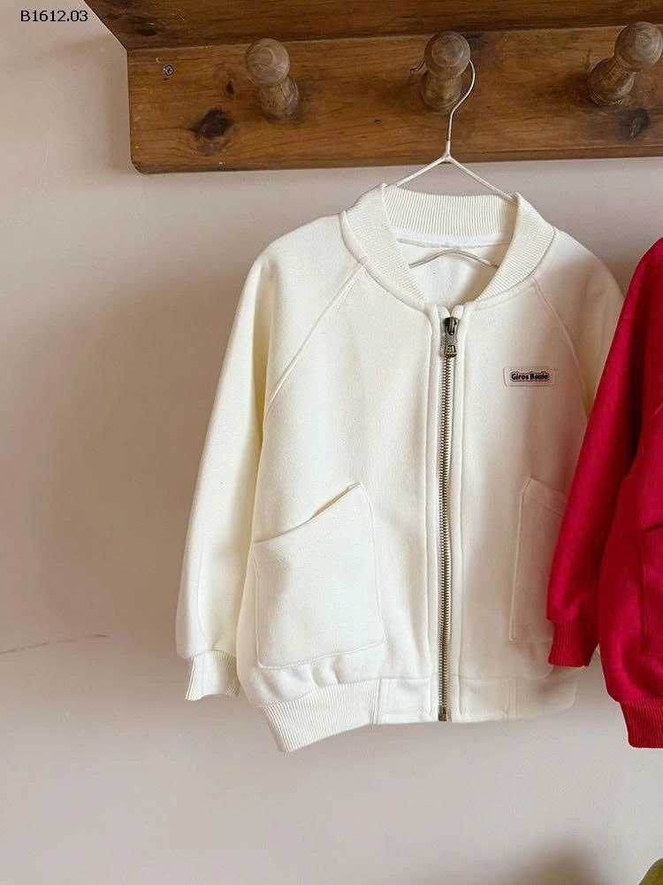 ÁO KHOÁC KHÓA KÉO CHO BÉ GÁI - sỉ 235k