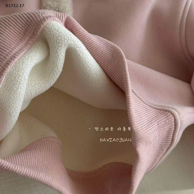 BỘ NỈ HỒNG DỄ THƯƠNG CHO BÉ  - sỉ 164k