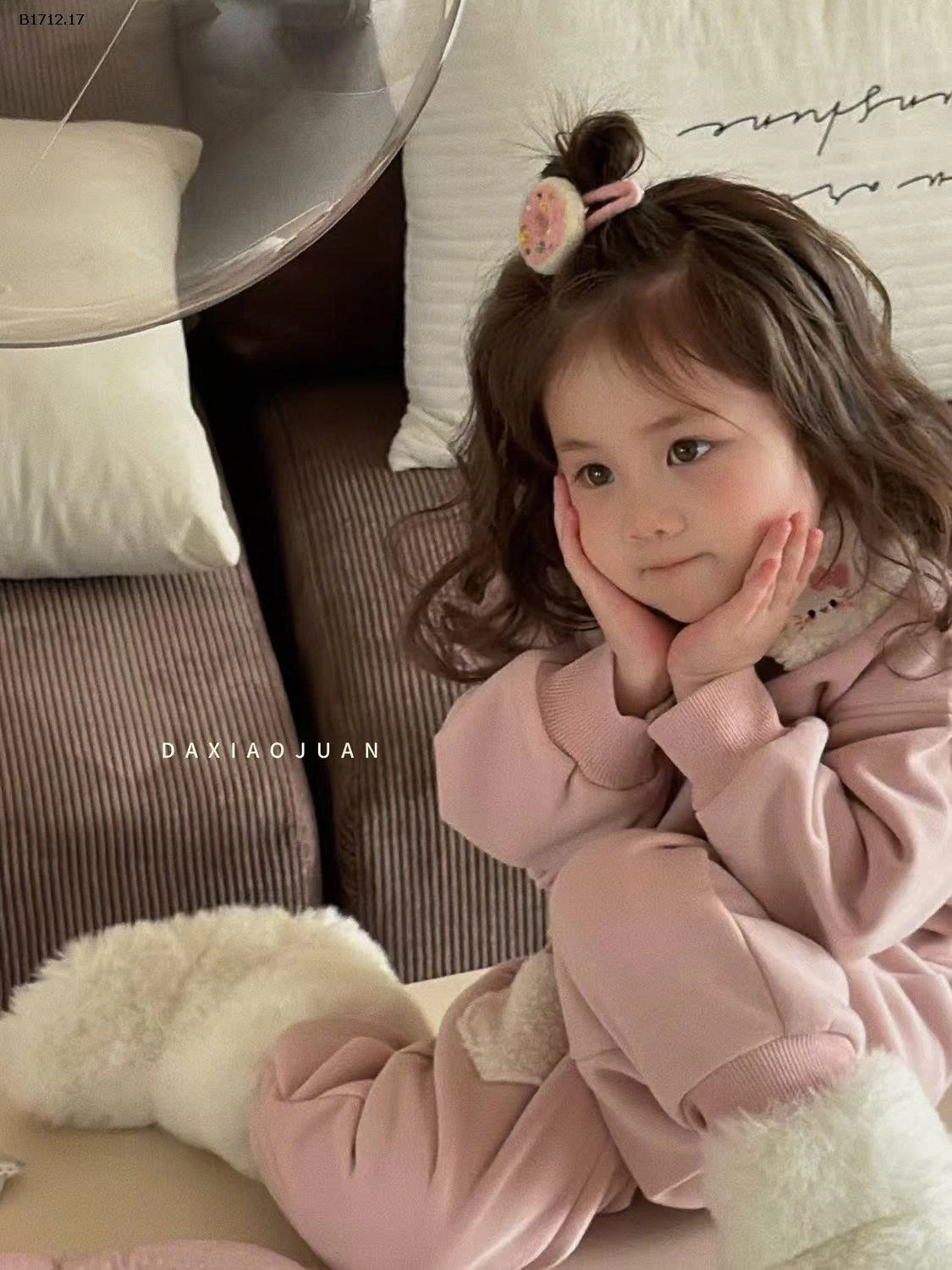 BỘ NỈ HỒNG DỄ THƯƠNG CHO BÉ  - sỉ 164k