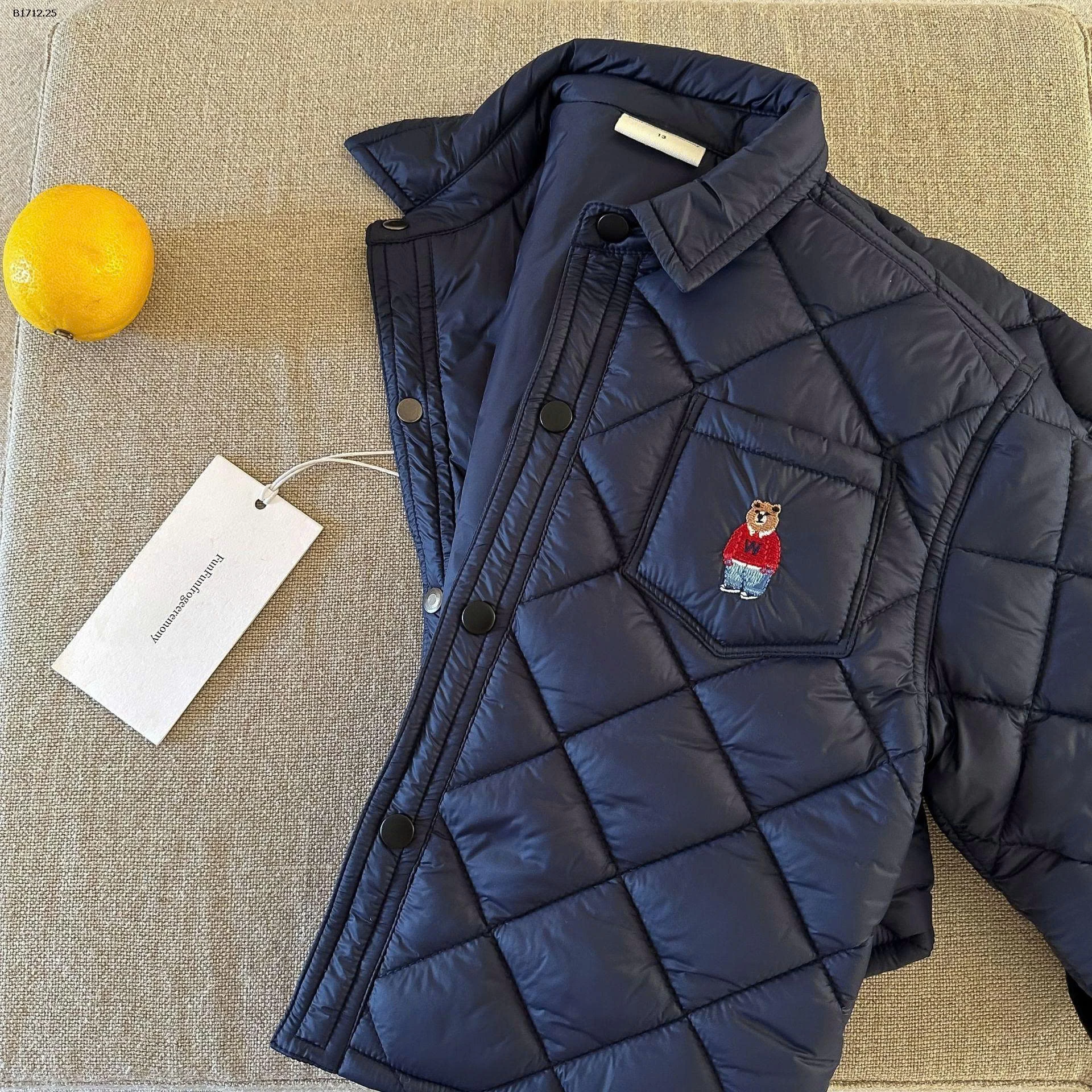 ÁO PHAO TRẦN TRÁM THÊU GẤU FUNFUN CUTE  - sỉ 240k