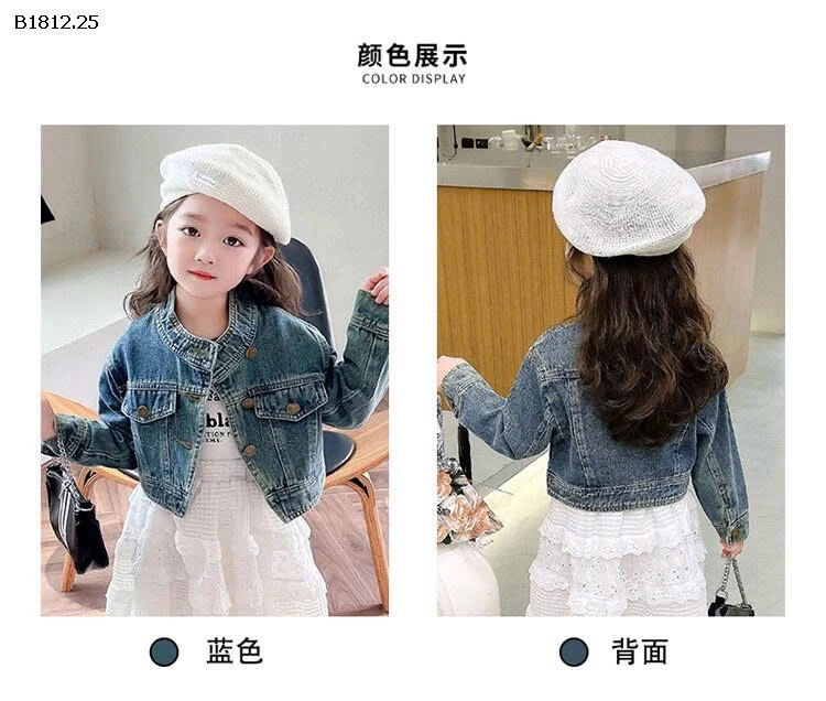 ÁO KHOÁC DENIM CHO BG -Giá sỉ 238k