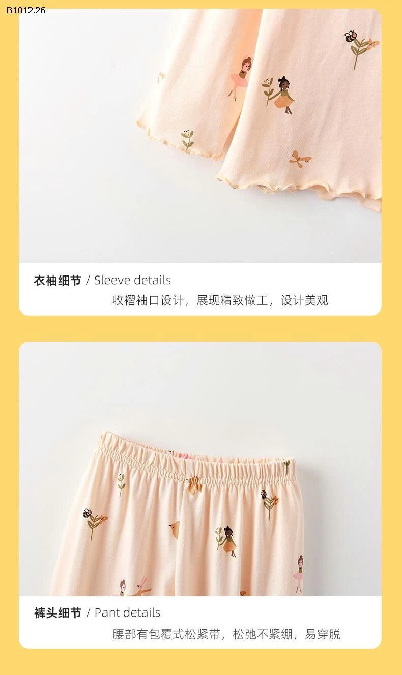 BỘ ĐỒ BÉ GÁI MALWEE THU ĐÔNG -Giá sỉ 125k/1 bộ