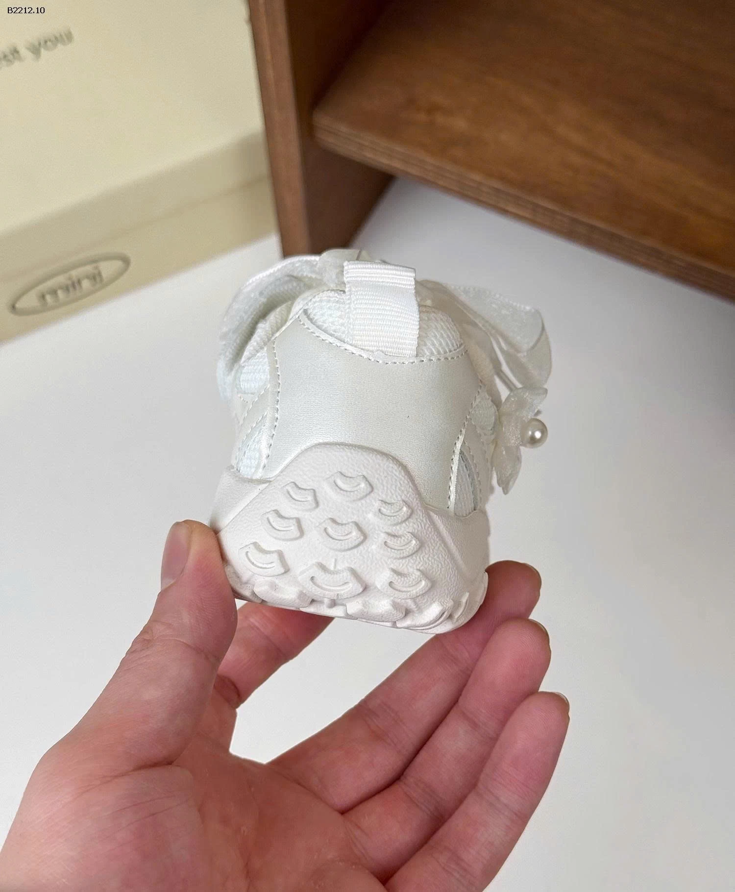 GIÀY BÚP BÊ CHUN ĐÍNH NƠ CHO BÉ - sỉ 180k