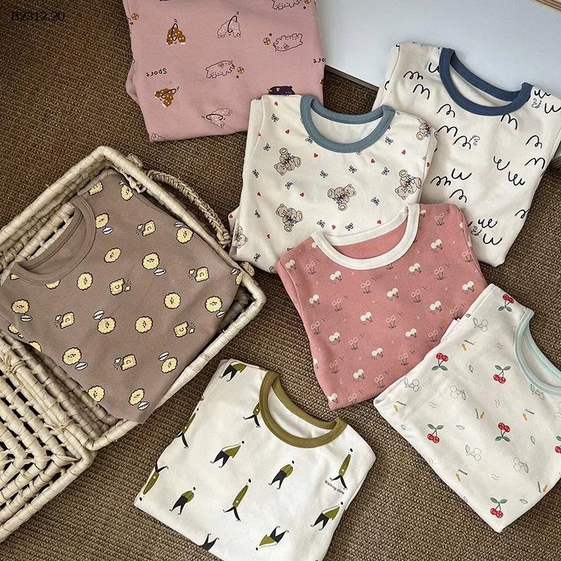 Đồ ngủ bằng len co giãn cho bé trai và bé gái  NHÀ AMBB - Giá sỉ  Sz 80-150 : 140k Sz 160 : 160k