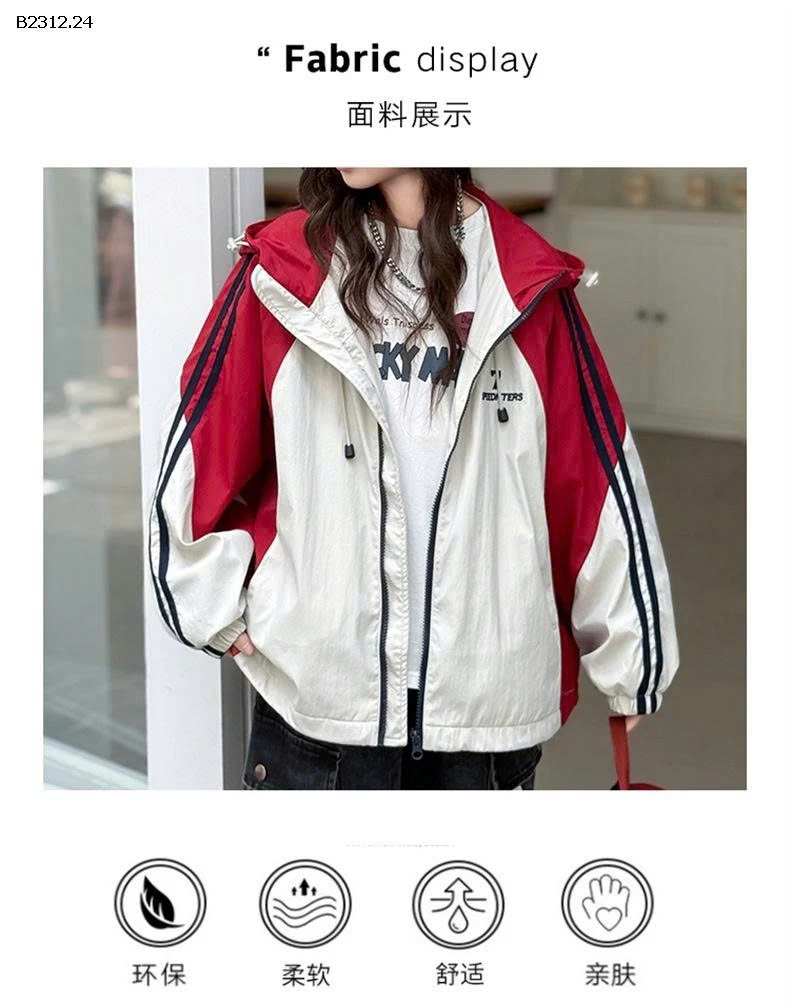 ÁO KHOÁC PHỐI MÀU SZ ĐẠI-Giá sỉ 265k