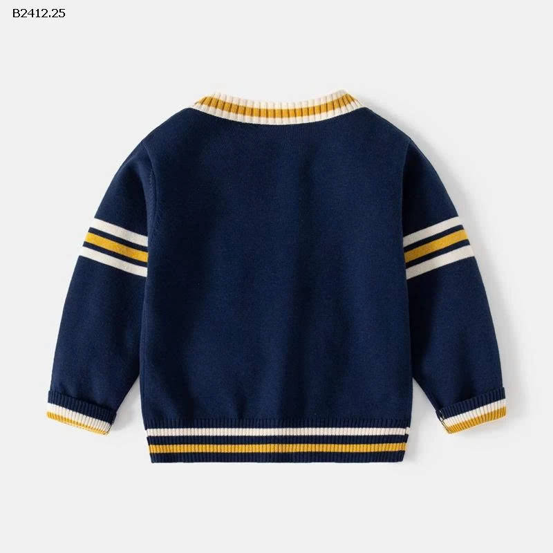 Áo khoác len cardigan kiểu dáng cổ V mới mùa thu 2025 cho bé   WAPYPY-Giá sỉ 158k