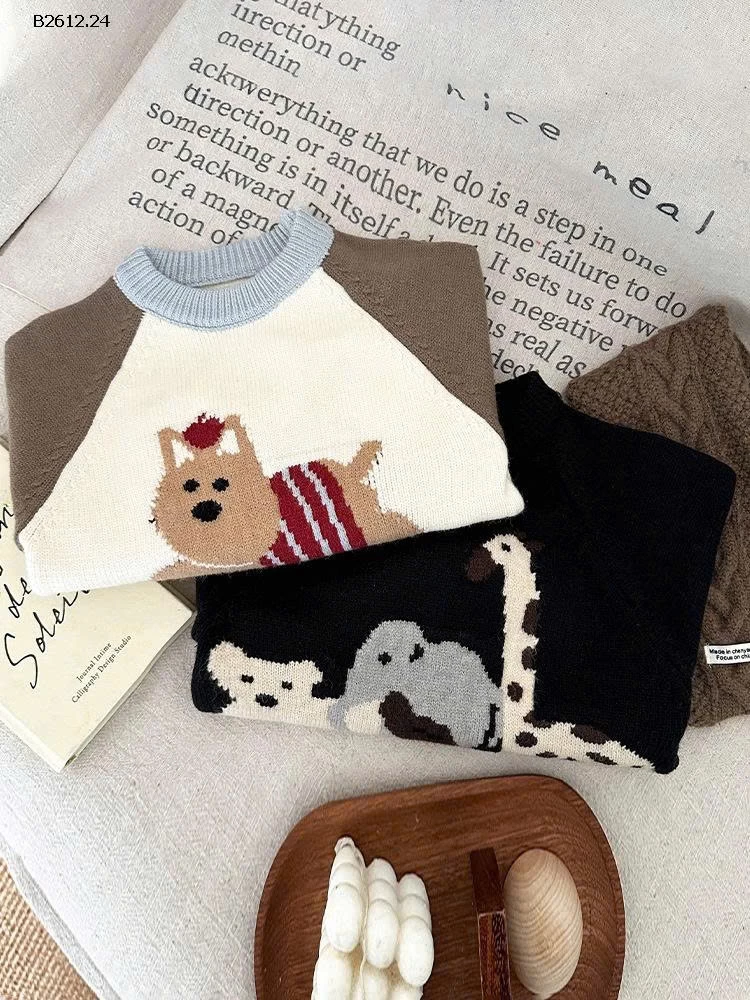 ÁO LEN HÌNH ĐỘNG VẬT CUTE-Giá sỉ 150k