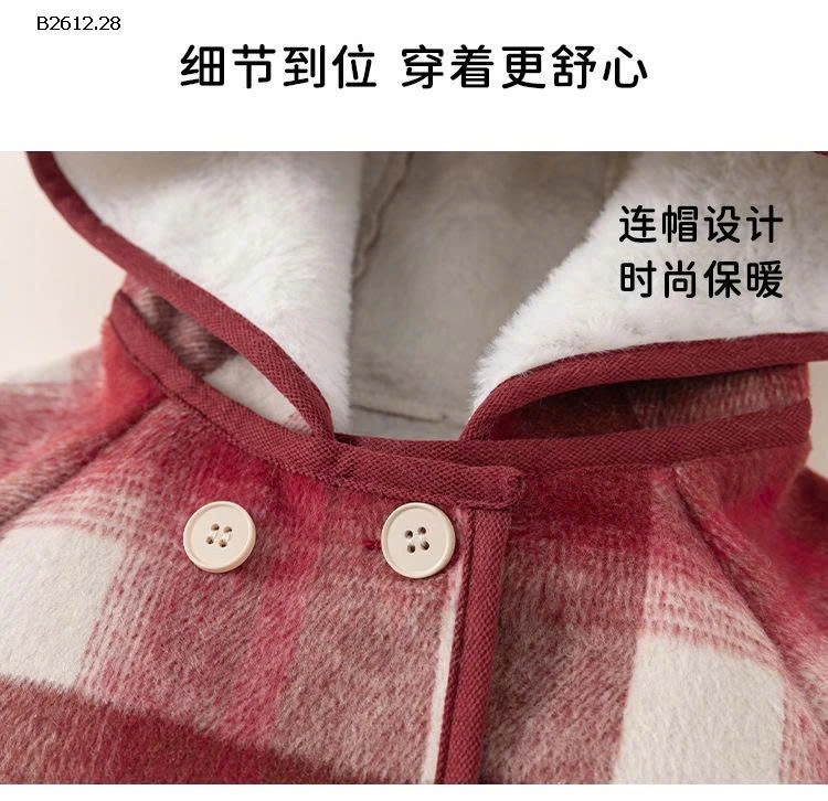 ÁO KHOÁC DẠ LÓT LÔNG MBANG-Giá sỉ 410k