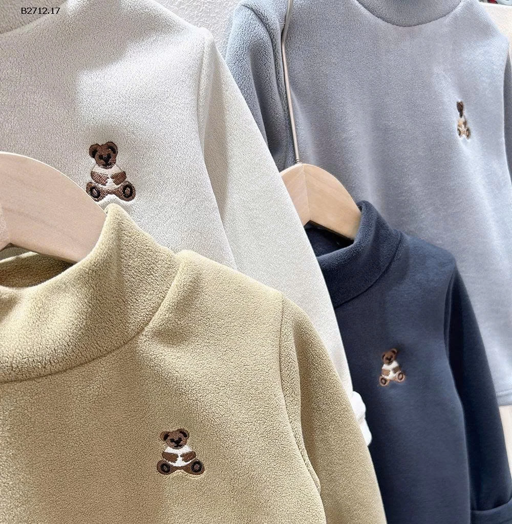 ÁO NỈ LÓT LÔNG BÉ TRAI BÉ GÁI KACADY- sỉ 122k