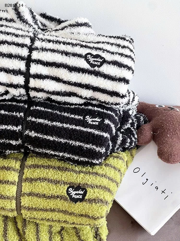 BỘ NGỦ LÔNG KẺ NGANG MÙA ĐÔNG AMBB  -Giá sỉ  sz 90-150: 264k  sz 160: 288k  sz 170: 310k 