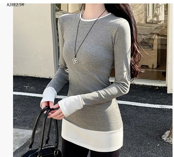 Áo nữ dáng lửng, kiểu áo thun hai mảnh thời trang cho nữ - Giá sỉ 134k