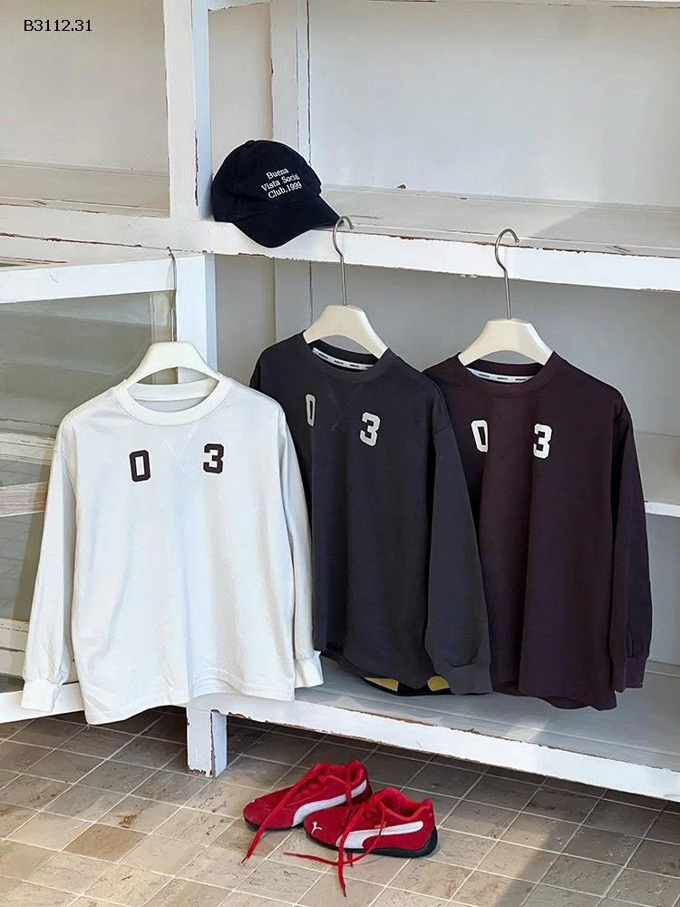 Áo thun  họa tiết chữ cái trẻ em nhà  Elmo Baby Kids AMBB-Giá sỉ  sz 90-150 : 166k Sz 160 : 179k Sz 170 : 192k