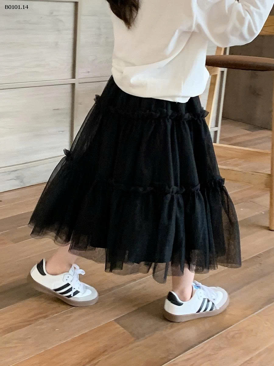 Váy công chúa nhỏ xinh xắn voan xòe cho bé nhà  AMBB-Giá sỉ  sz 90-150: 170k sz 160: 183k