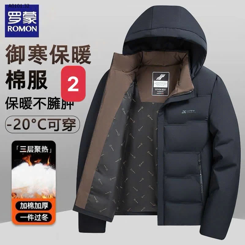 Áo khoác phao nam hãng Romon - sỉ 365k