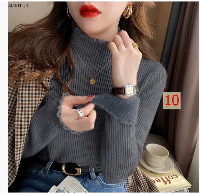 ÁO LEN LÓT LÔNG VIỀN BÈO SIÊU MỀM- sỉ 135k