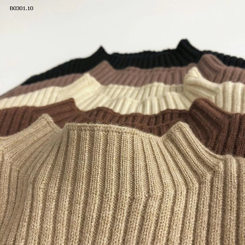 Áo len cổ cao kiểu Hàn Quốc cho bé -Giá sỉ 167k