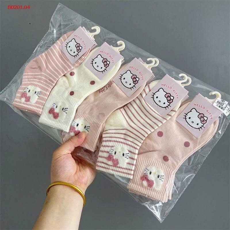  TẤT COTTON CHO BÉ-Giá sỉ 77k/set 5đôi
