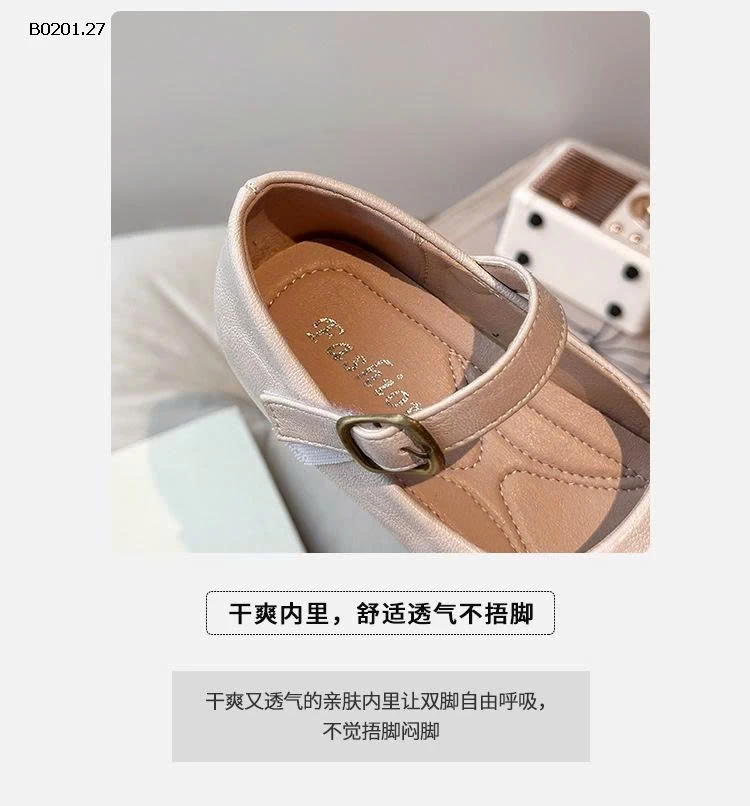 GIÀY BÚP BÊ VINTAGE BÉ GÁI- Giá sỉ 23-28: 136k  29-34: 144k