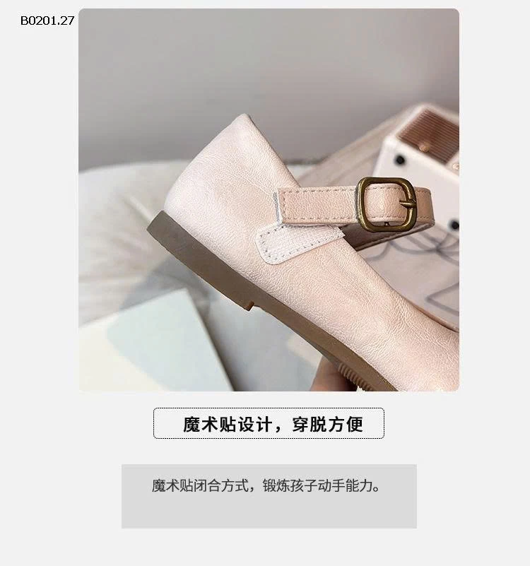 GIÀY BÚP BÊ VINTAGE BÉ GÁI- Giá sỉ 23-28: 136k  29-34: 144k