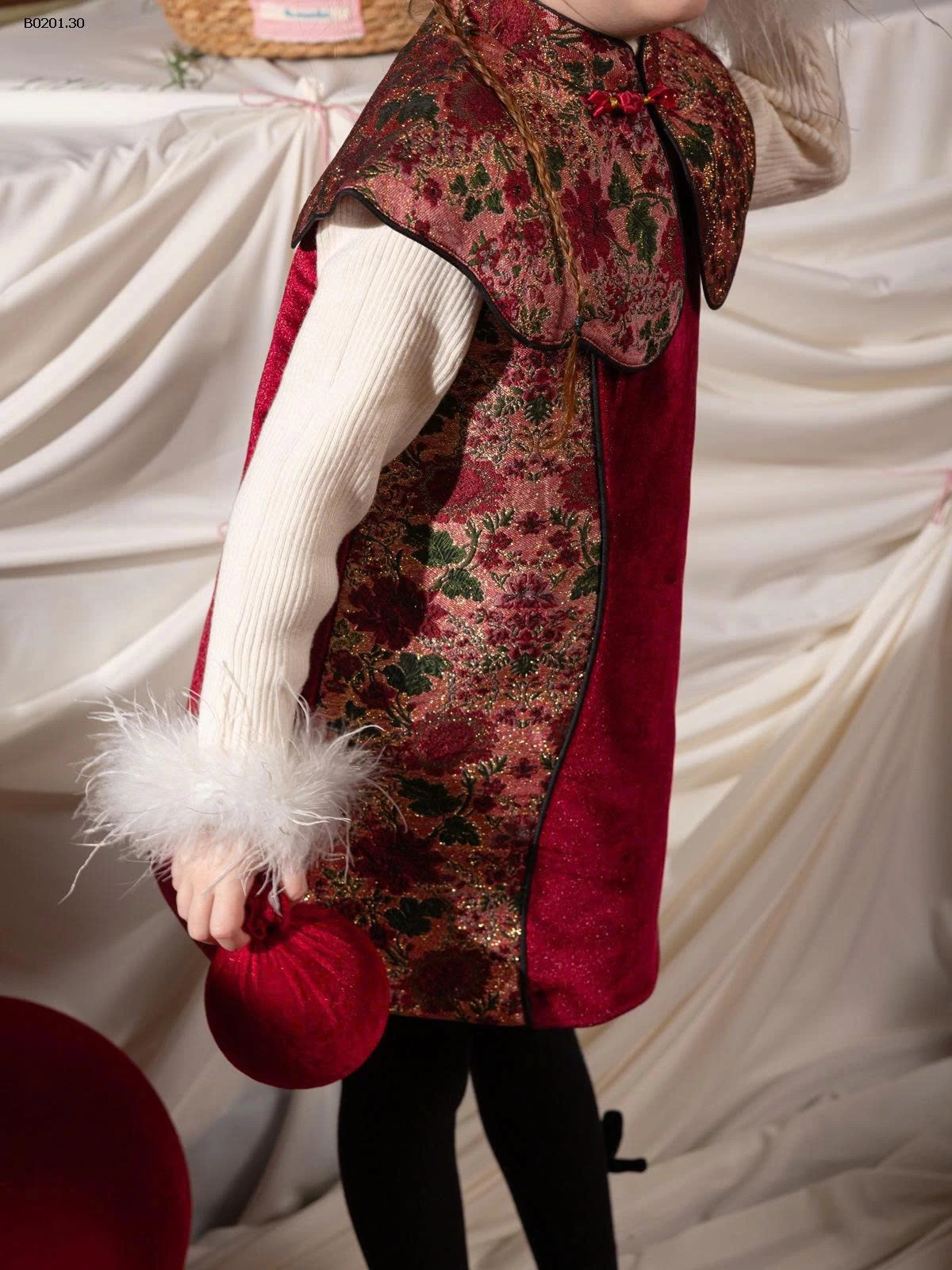 VÁY ĐỎ PHONG CÁCH TRUNG HOA DIỆN TẾT BG - sỉ 283k