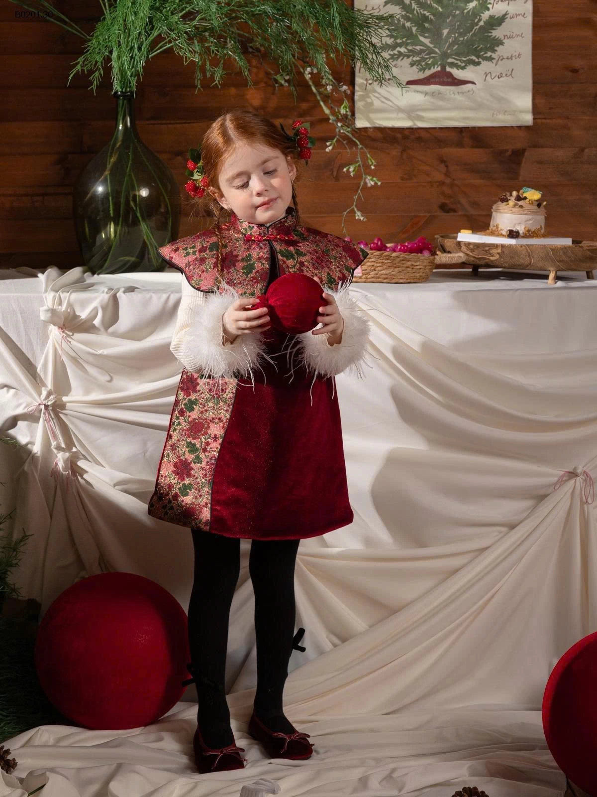 VÁY ĐỎ PHONG CÁCH TRUNG HOA DIỆN TẾT BG - sỉ 283k