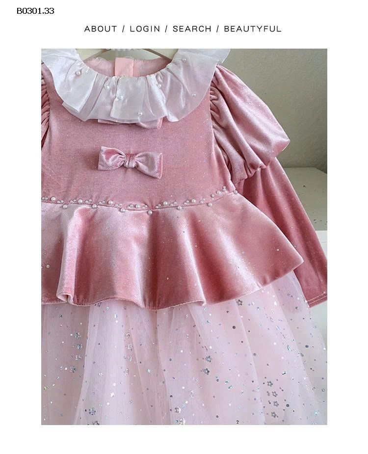 VÁY CÔNG CHÚA BG- sỉ 348k