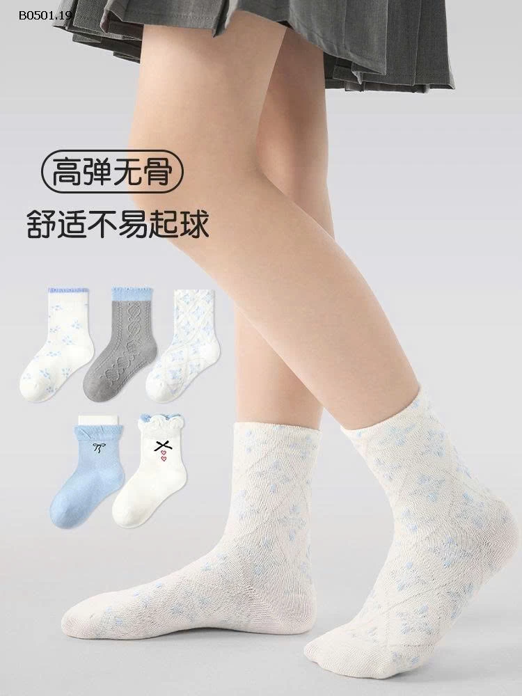 Set 5 TẤT LEN DÀY DẶN CHO BÉ-Giá sỉ 73k/1 set 5 đôi 