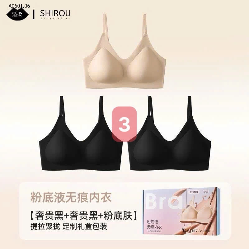 BOX 3 ÁO BRA #SHIROU SALE ĐẬM - sỉ 184k/set