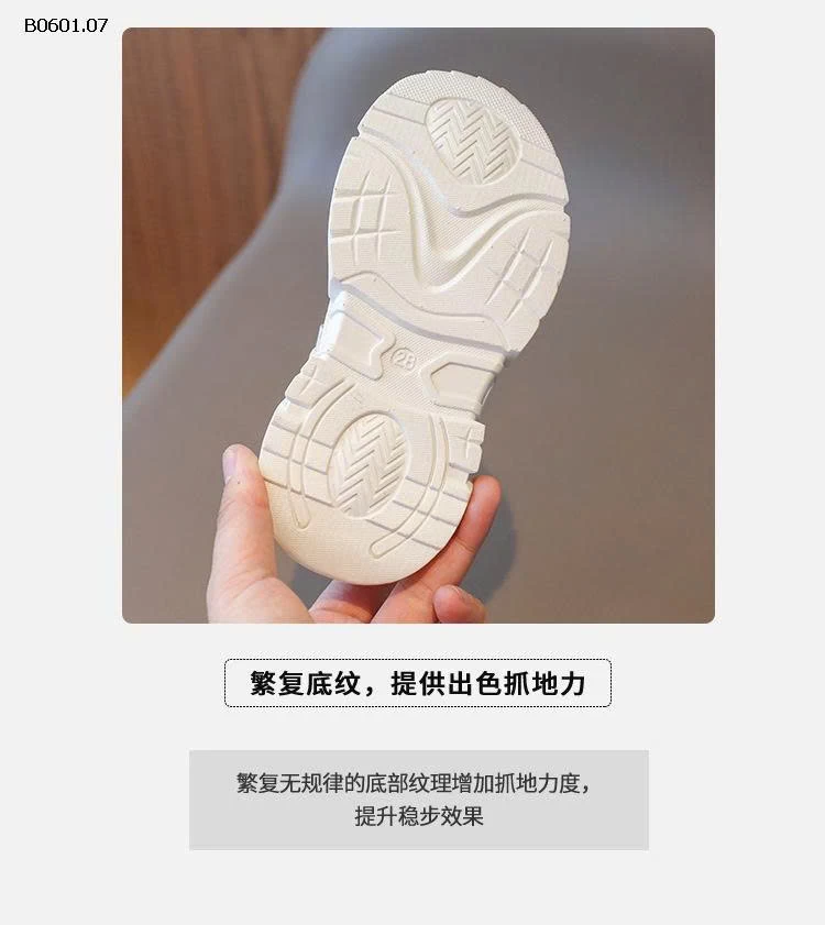 GIÀY QUAI DÁN THOÁNG KHÍ CHO BÉ YÊU -Giá sỉ  sz 22-31 :   179k sz 32-36 :  190k