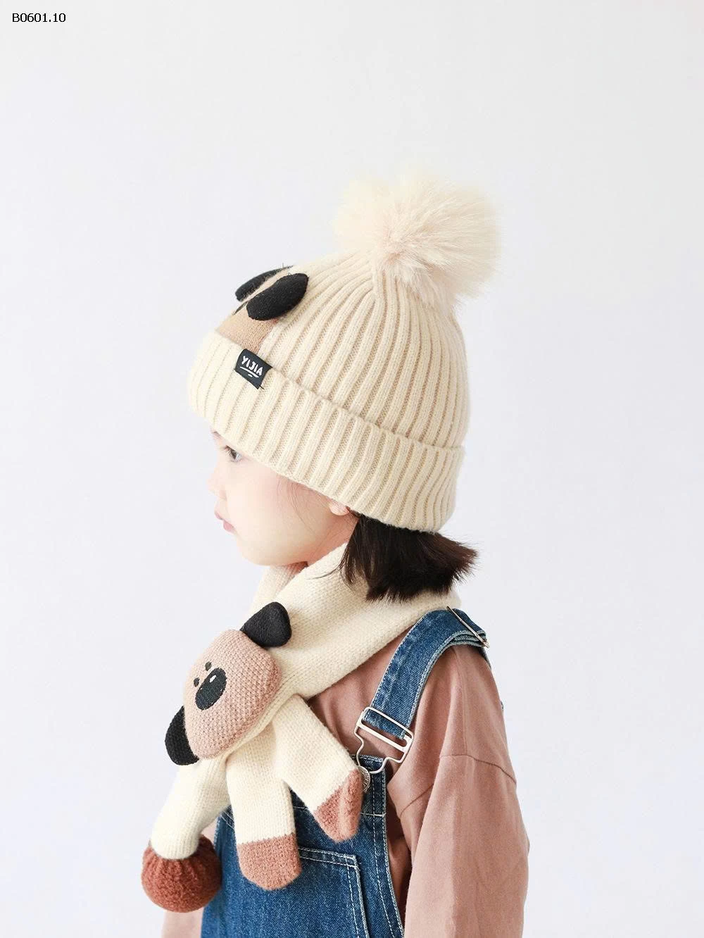 SET MŨ KÈM KHĂN CHO BÉ-Giá sỉ 145k