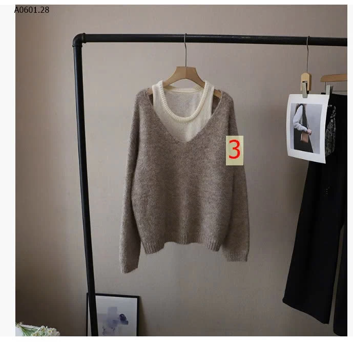 ÁO LEN 2 LỚP RỚT VAI- sỉ 230k