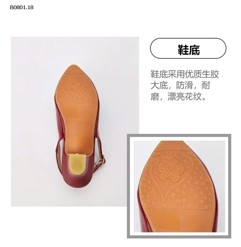 GIÀY CAO GÓT HỞ GÓT BG-Giá sỉ 278k